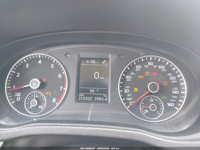 46066267 :رقم المزاد ، 1VWBP7A3XCC009455 vin ، 2012 Volkswagen Passat 2.5l Se مزاد بيع