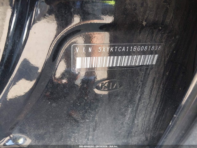 Продажа на аукционе авто 2011 Kia Sorento Lx, vin: 5XYKTCA11BG081838, номер лота: 46066292