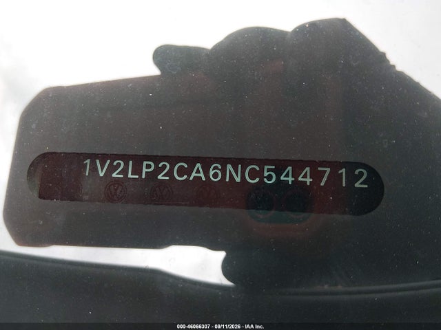 46066307 :رقم المزاد ، 1V2LP2CA6NC544712 vin ، 2022 Volkswagen Atlas 2.0t Se مزاد بيع