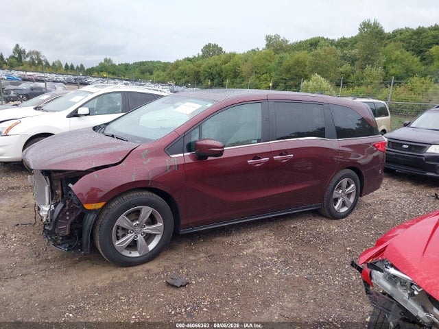 2020 Honda Odyssey Ex-l/ex-l W/navi   Res მანქანა იყიდება აუქციონზე, vin: 5FNRL6H7XLB060456, აუქციონის ნომერი: 46066363