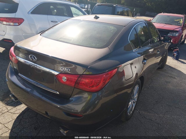 2014 Infiniti Q50 Premium მანქანა იყიდება აუქციონზე, vin: JN1BV7ARXEM695915, აუქციონის ნომერი: 46066449