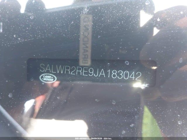 46066511 :رقم المزاد ، SALWR2RE9JA183042 vin ، 2018 Land Rover Range Rover Sport Supercharged/supercharged Dynamic مزاد بيع