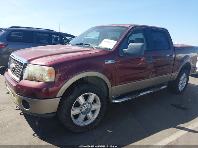 2006 Ford F-150 Fx4/lariat/xlt მანქანა იყიდება აუქციონზე, vin: 1FTPW14596FA31312, აუქციონის ნომერი: 46066517