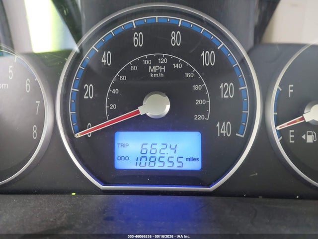 46066536 :رقم المزاد ، 5NMSH73EX9H265491 vin ، 2009 Hyundai Santa Fe Limited مزاد بيع