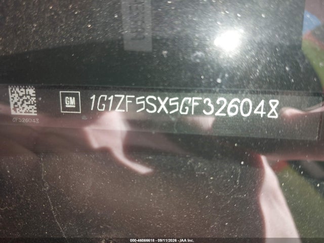 46066618 :رقم المزاد ، 1G1ZF5SX5GF326048 vin ، 2016 Chevrolet Malibu 2lt مزاد بيع