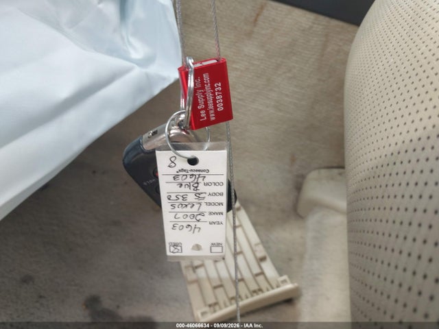 Продаж на аукціоні авто 2007 Lexus Es 350, vin: JTHBJ46G872114603, номер лоту: 46066634