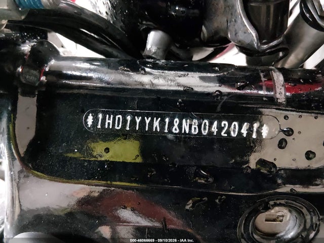 46066669 :رقم المزاد ، 1HD1YYK18NB042041 vin ، 2022 Harley-davidson Fxbbs مزاد بيع