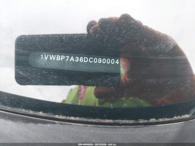Продажа на аукционе авто 2013 Volkswagen Passat 2.5l Se, vin: 1VWBP7A36DC090004, номер лота: 46066854
