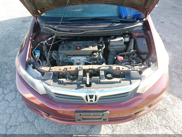 46066863 :رقم المزاد ، 19XFB2F89CE343236 vin ، 2012 Honda Civic Ex مزاد بيع