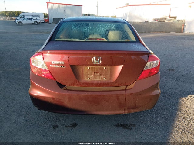 46066863 :رقم المزاد ، 19XFB2F89CE343236 vin ، 2012 Honda Civic Ex مزاد بيع