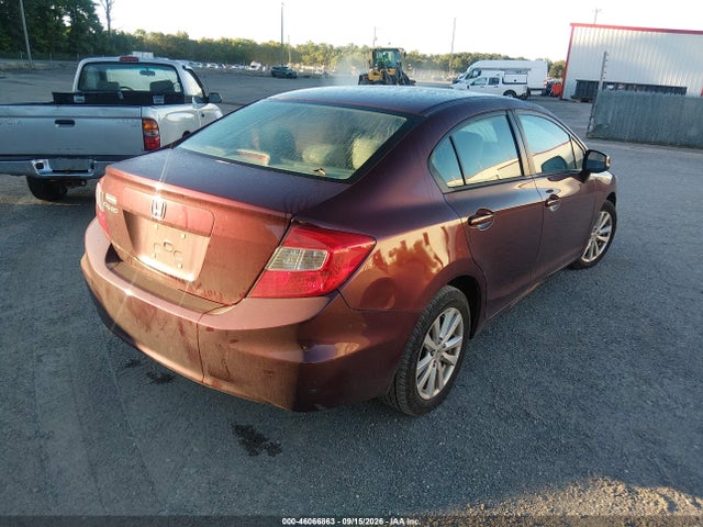 46066863 :رقم المزاد ، 19XFB2F89CE343236 vin ، 2012 Honda Civic Ex مزاد بيع