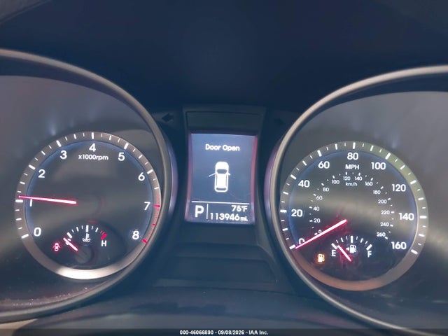 2013 Hyundai Santa Fe Sport მანქანა იყიდება აუქციონზე, vin: 5XYZUDLB7DG049745, აუქციონის ნომერი: 46066890