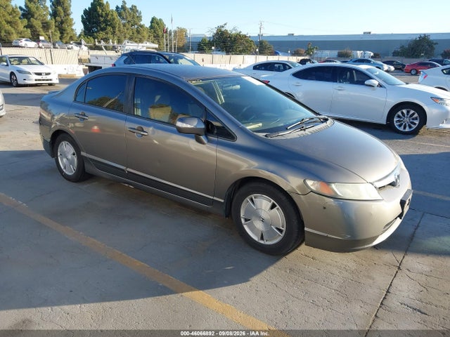 2008 Honda Civic Hybrid მანქანა იყიდება აუქციონზე, vin: JHMFA36248S006786, აუქციონის ნომერი: 46066892
