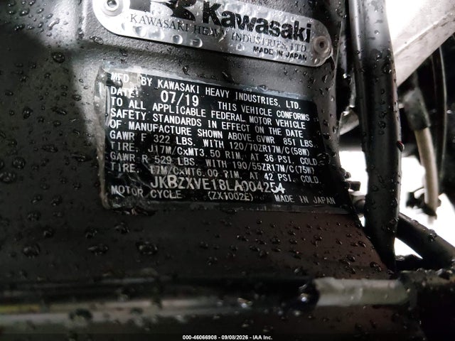 Kawasaki ZX1002 2020 JKBZXVE18LA004254 Image 10
