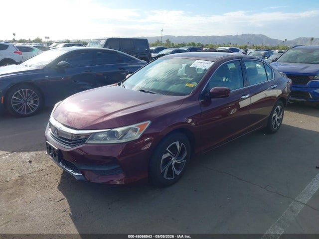 Продажа на аукционе авто 2016 Honda Accord Lx, vin: 1HGCR2F39GA101561, номер лота: 46066943