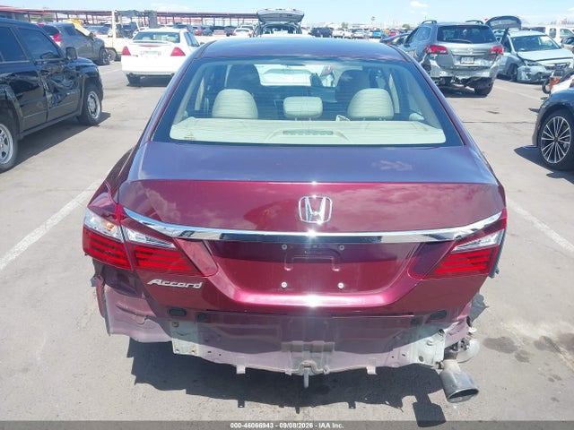 Продажа на аукционе авто 2016 Honda Accord Lx, vin: 1HGCR2F39GA101561, номер лота: 46066943