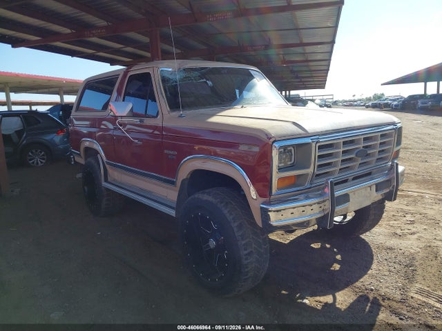 1986 Ford Bronco U100 მანქანა იყიდება აუქციონზე, vin: 1FMDU15H8GLA14081, აუქციონის ნომერი: 46066964
