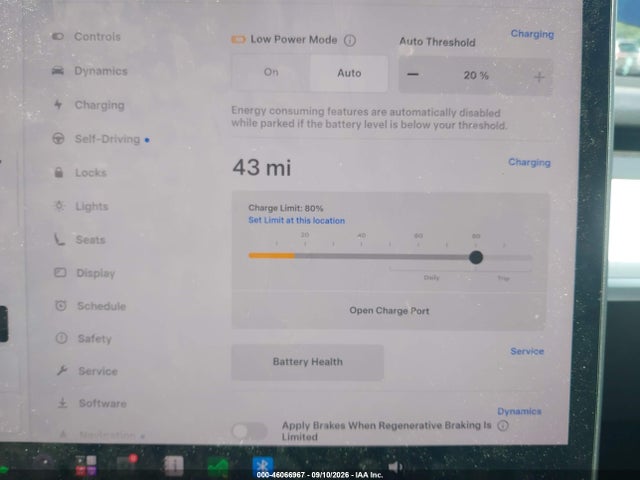 46066967 :رقم المزاد ، 7SAYGAEE8NF418620 vin ، 2022 Tesla Model Y Long Range Dual Motor All-wheel Drive مزاد بيع