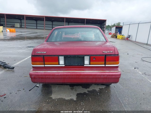 1991 Dodge Spirit მანქანა იყიდება აუქციონზე, vin: 1B3XA4636MF678597, აუქციონის ნომერი: 46067009