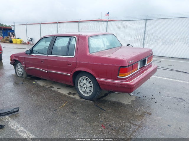 1991 Dodge Spirit მანქანა იყიდება აუქციონზე, vin: 1B3XA4636MF678597, აუქციონის ნომერი: 46067009