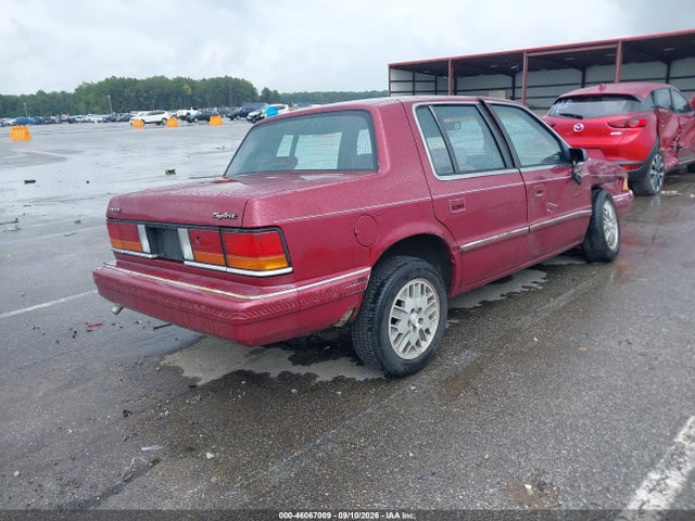 1991 Dodge Spirit მანქანა იყიდება აუქციონზე, vin: 1B3XA4636MF678597, აუქციონის ნომერი: 46067009