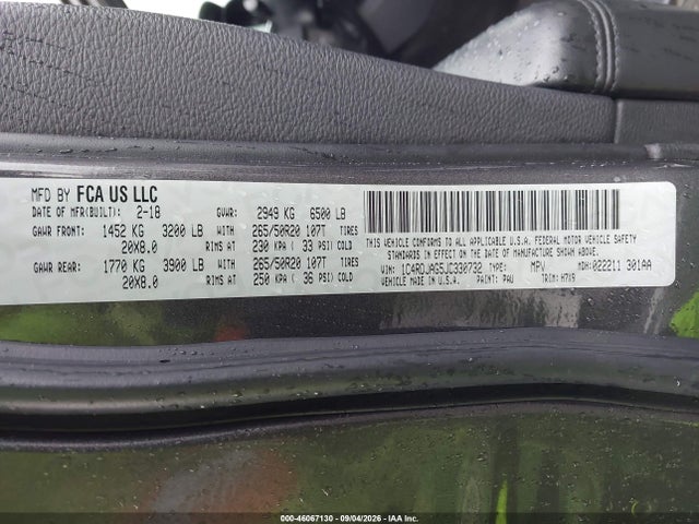 Dodge Durango Sxt Awd 2018 1C4RDJAG5JC330732 Image 9