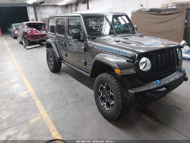 46067225 :رقم المزاد ، 1C4JJXR61MW675554 vin ، 2021 Jeep Wrangler 4xe Unlimited Rubicon 4x4 مزاد بيع