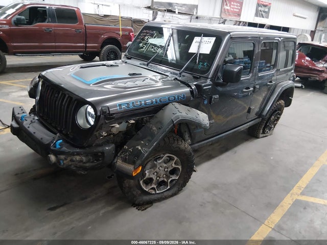 46067225 :رقم المزاد ، 1C4JJXR61MW675554 vin ، 2021 Jeep Wrangler 4xe Unlimited Rubicon 4x4 مزاد بيع
