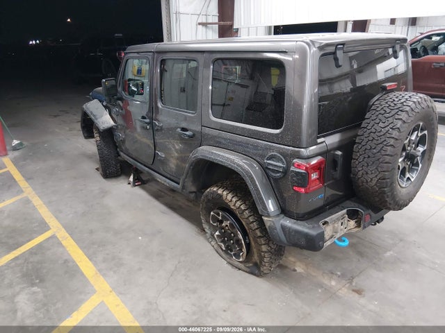 46067225 :رقم المزاد ، 1C4JJXR61MW675554 vin ، 2021 Jeep Wrangler 4xe Unlimited Rubicon 4x4 مزاد بيع