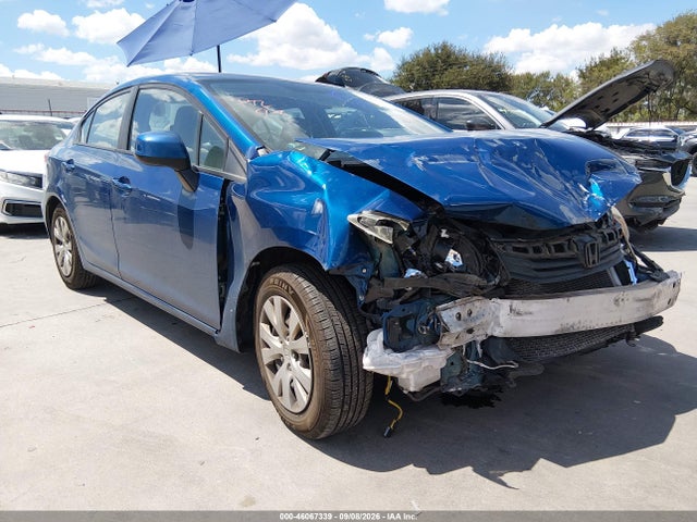 Продаж на аукціоні авто 2012 Honda Civic Lx, vin: 2HGFB2F59CH581566, номер лоту: 46067339