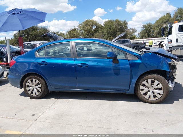 46067339 :رقم المزاد ، 2HGFB2F59CH581566 vin ، 2012 Honda Civic Lx مزاد بيع
