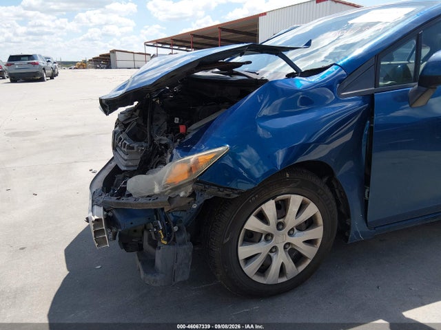 46067339 :رقم المزاد ، 2HGFB2F59CH581566 vin ، 2012 Honda Civic Lx مزاد بيع