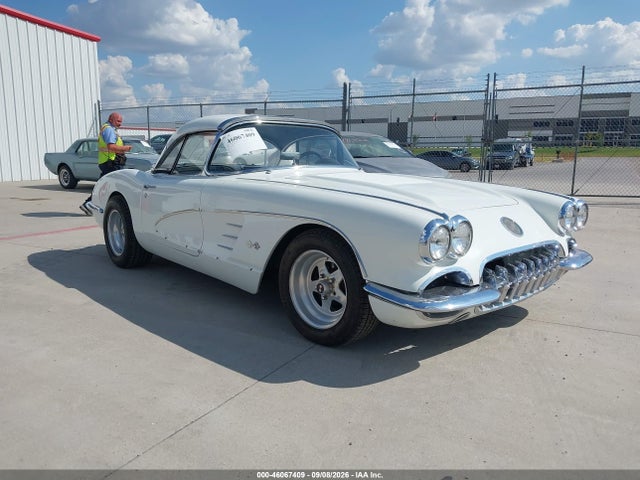 46067409 :رقم المزاد ، J58S108846 vin ، 1958 Chevrolet Corvette مزاد بيع