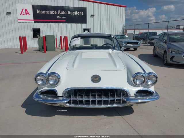 46067409 :رقم المزاد ، J58S108846 vin ، 1958 Chevrolet Corvette مزاد بيع