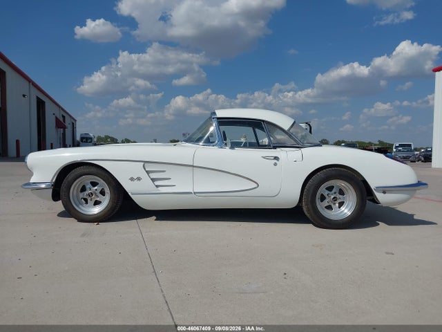 46067409 :رقم المزاد ، J58S108846 vin ، 1958 Chevrolet Corvette مزاد بيع