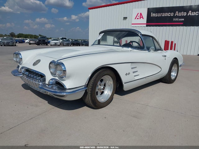 46067409 :رقم المزاد ، J58S108846 vin ، 1958 Chevrolet Corvette مزاد بيع