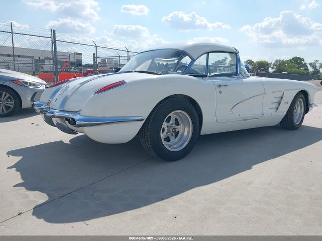 46067409 :رقم المزاد ، J58S108846 vin ، 1958 Chevrolet Corvette مزاد بيع