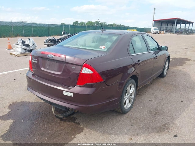 Продаж на аукціоні авто 2012 Ford Fusion Se, vin: 3FAHP0HA7CR365054, номер лоту: 46067494