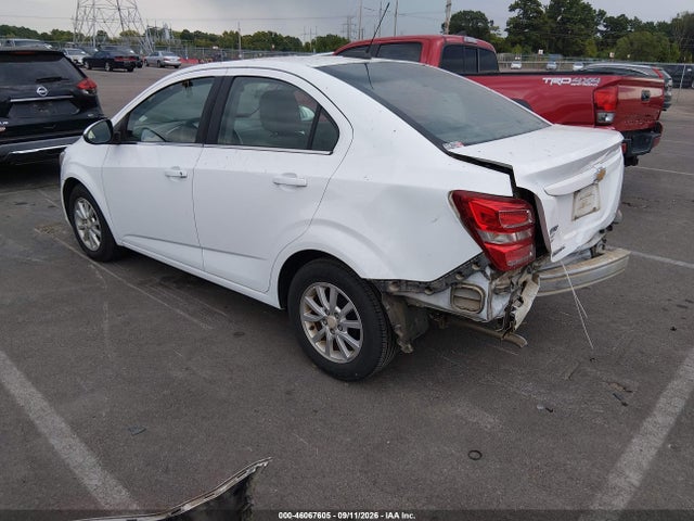 Продажа на аукционе авто 2017 Chevrolet Sonic Lt Auto, vin: 1G1JD5SH2H4126494, номер лота: 46067605