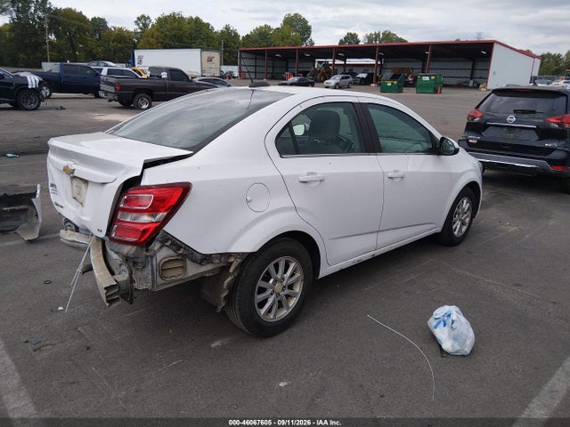 Продажа на аукционе авто 2017 Chevrolet Sonic Lt Auto, vin: 1G1JD5SH2H4126494, номер лота: 46067605