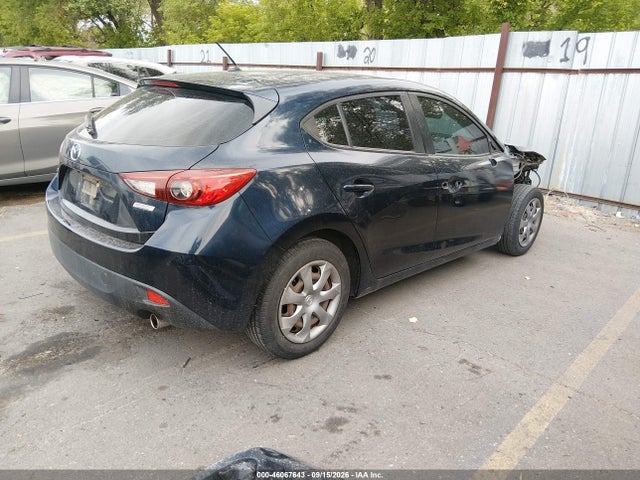46067643 :رقم المزاد ، JM1BM1J70G1344740 vin ، 2016 Mazda Mazda3 I Sport مزاد بيع