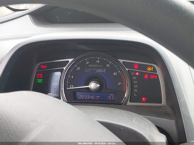 46067685 :رقم المزاد ، JHMFA36298S030789 vin ، 2008 Honda Civic Hybrid مزاد بيع