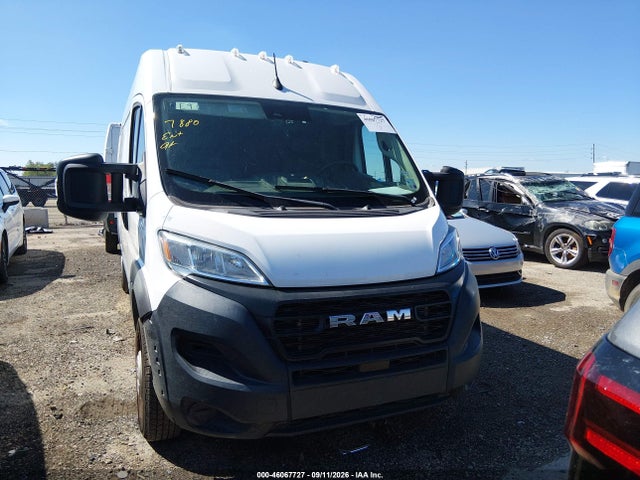2023 Ram Promaster 2500 High Roof 159 Wb მანქანა იყიდება აუქციონზე, vin: 3C6LRVDG2PE588158, აუქციონის ნომერი: 46067727