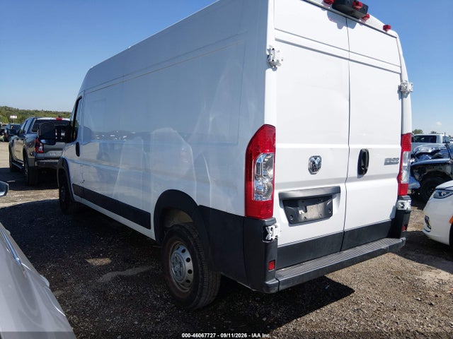 2023 Ram Promaster 2500 High Roof 159 Wb მანქანა იყიდება აუქციონზე, vin: 3C6LRVDG2PE588158, აუქციონის ნომერი: 46067727