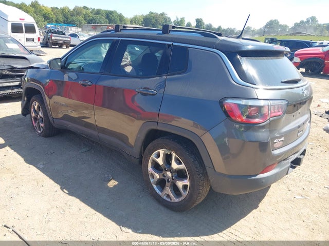 2018 Jeep Compass Limited 4x4 მანქანა იყიდება აუქციონზე, vin: 3C4NJDCB8JT351489, აუქციონის ნომერი: 46067818
