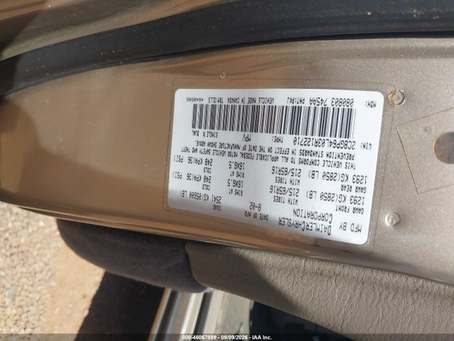 Продаж на аукціоні авто 2003 Chrysler Town & Country Limited, vin: 2C8GP64L03R122710, номер лоту: 46067899
