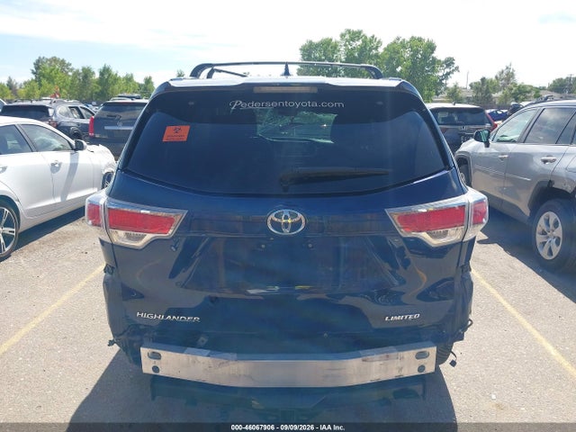 Aukcja sprzedaży 2015 Toyota Highlander Limited V6, vin: 5TDDKRFH4FS104641, numer aukcji: 46067906