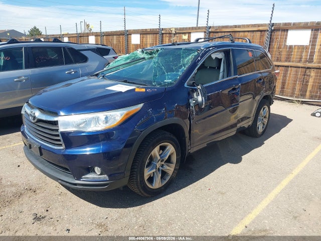 Aukcja sprzedaży 2015 Toyota Highlander Limited V6, vin: 5TDDKRFH4FS104641, numer aukcji: 46067906