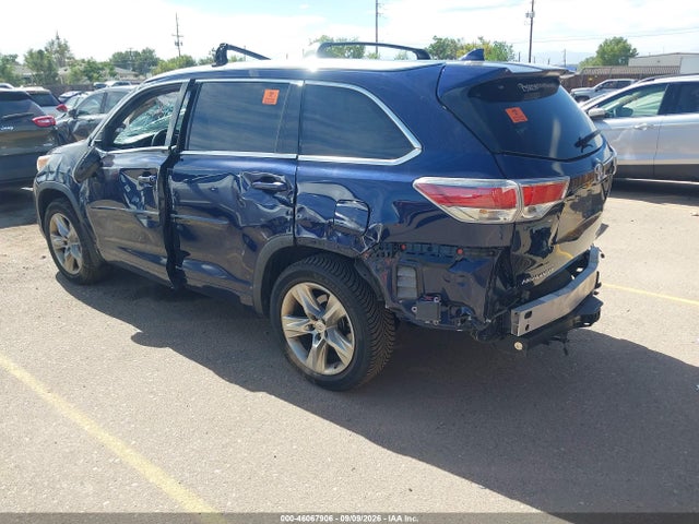Aukcja sprzedaży 2015 Toyota Highlander Limited V6, vin: 5TDDKRFH4FS104641, numer aukcji: 46067906