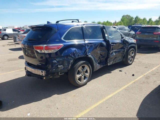 Aukcja sprzedaży 2015 Toyota Highlander Limited V6, vin: 5TDDKRFH4FS104641, numer aukcji: 46067906